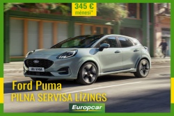 Ford Puma Pilna Servisa Līzings Europcar